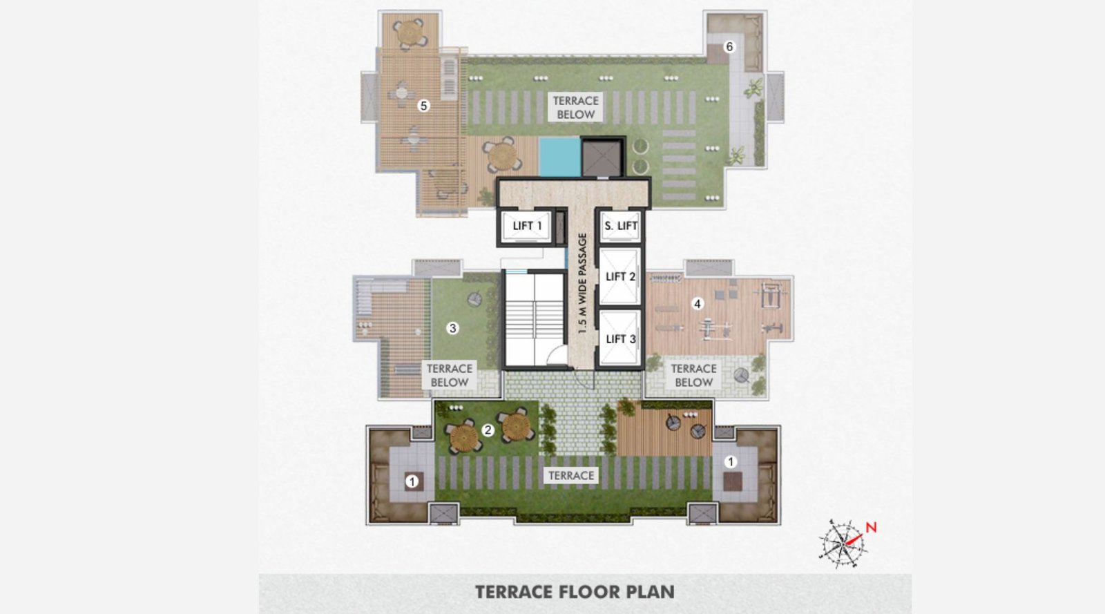 Gurukul-Heights-Typical-Floor-Plan -Terrace